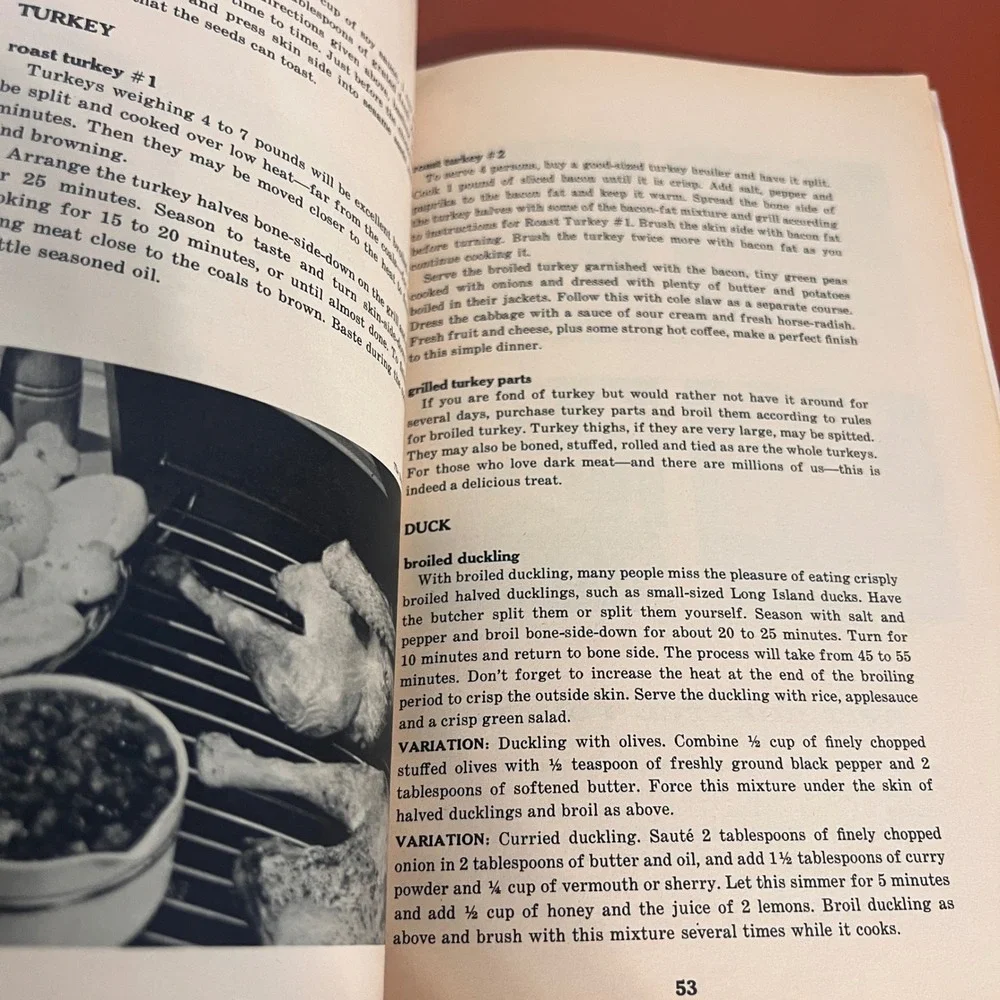 Vintage 1965 Jim Beard's Barbecue Cookbook Maco Outdoor Living Series Grilling